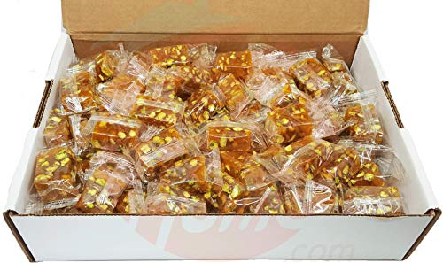 Bulk Master Delight Malban Soft Candy with Apricot & Pistachios - Individually Wrapped 10 lb Box - Perfect for Parties, Gifts & Office Snacks