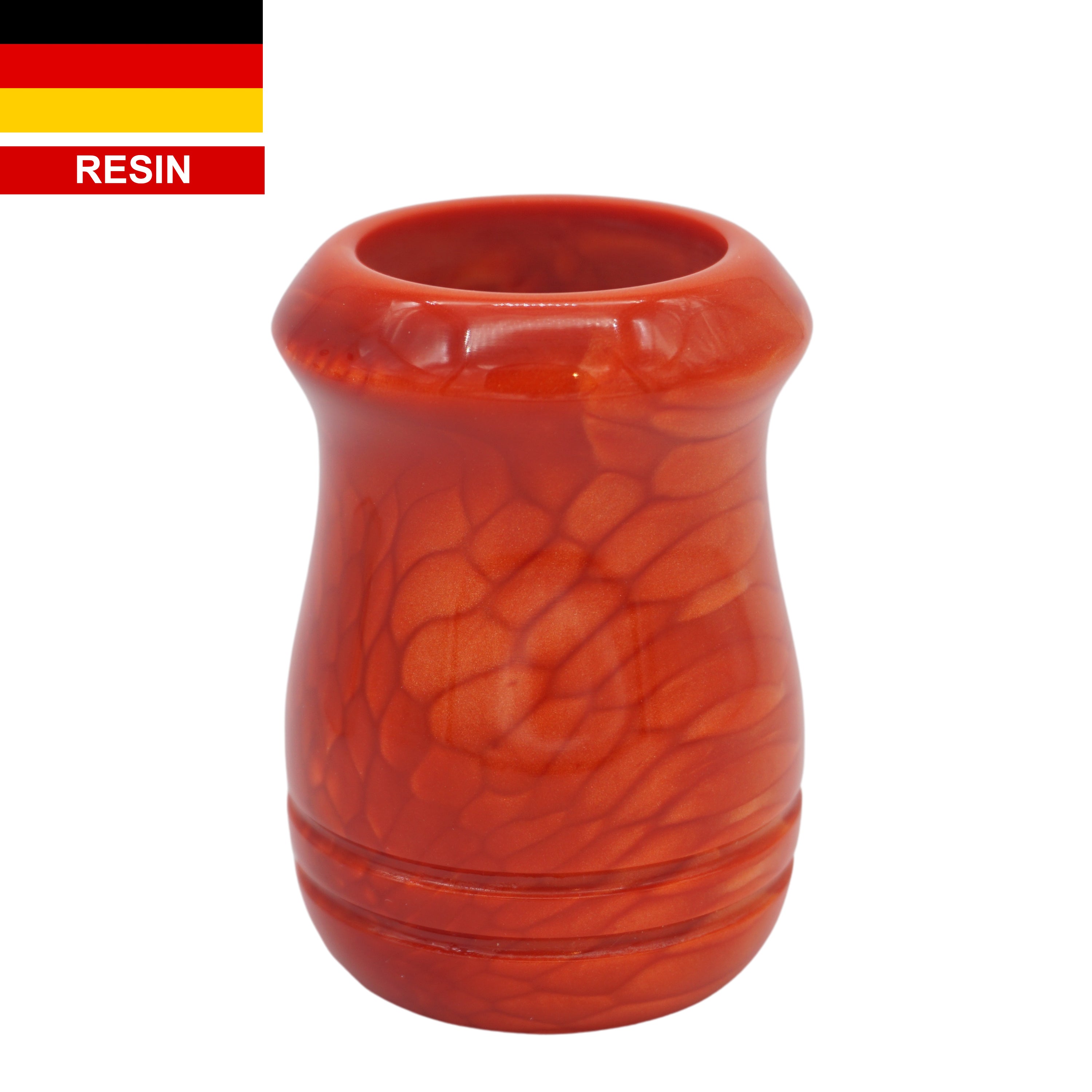 Premium Red Snakeskin Handcrafted Shaving Brush Handle - Fits 24mm & 26mm Knots - Perfect for Wet Shaving, Grooming Kits & Luxury Bathroom Accessories
