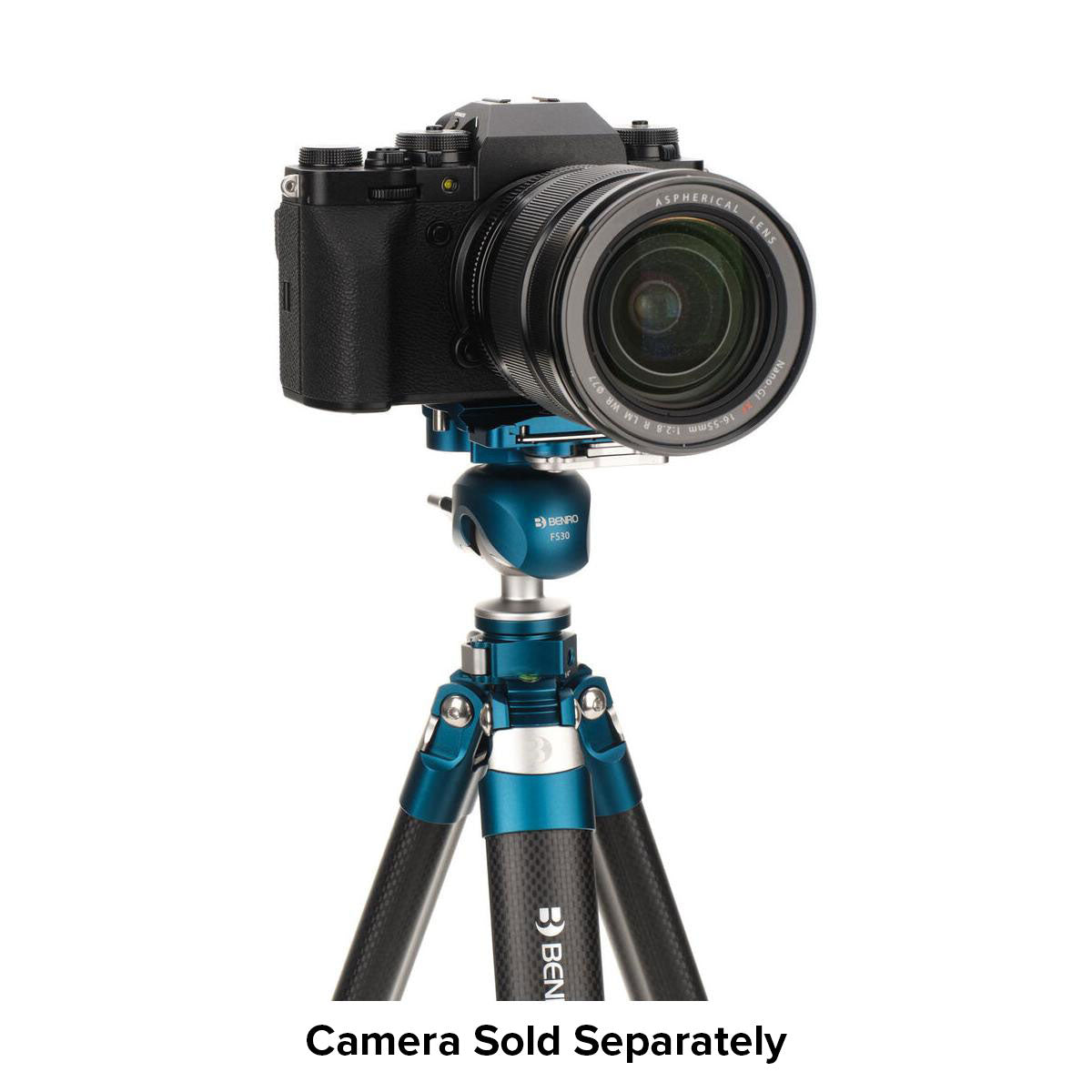 Benro CyanBird 5-Section Carbon Fiber Tripod with FS30 Ball Head - Lightweight Travel Tripod for DSLR Cameras, Perfect for Photography, Videography, Hiking & Outdoor Adventures