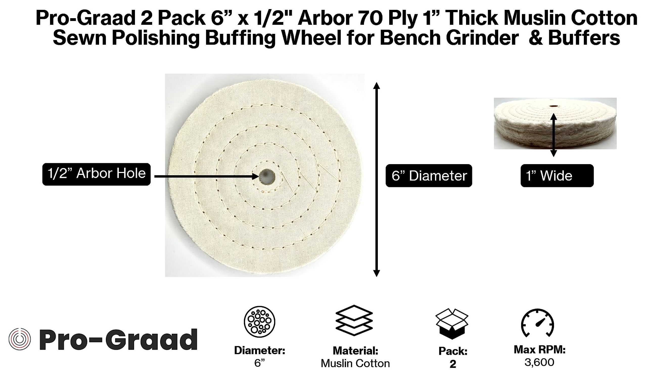 2 Pack Extra Thick 6