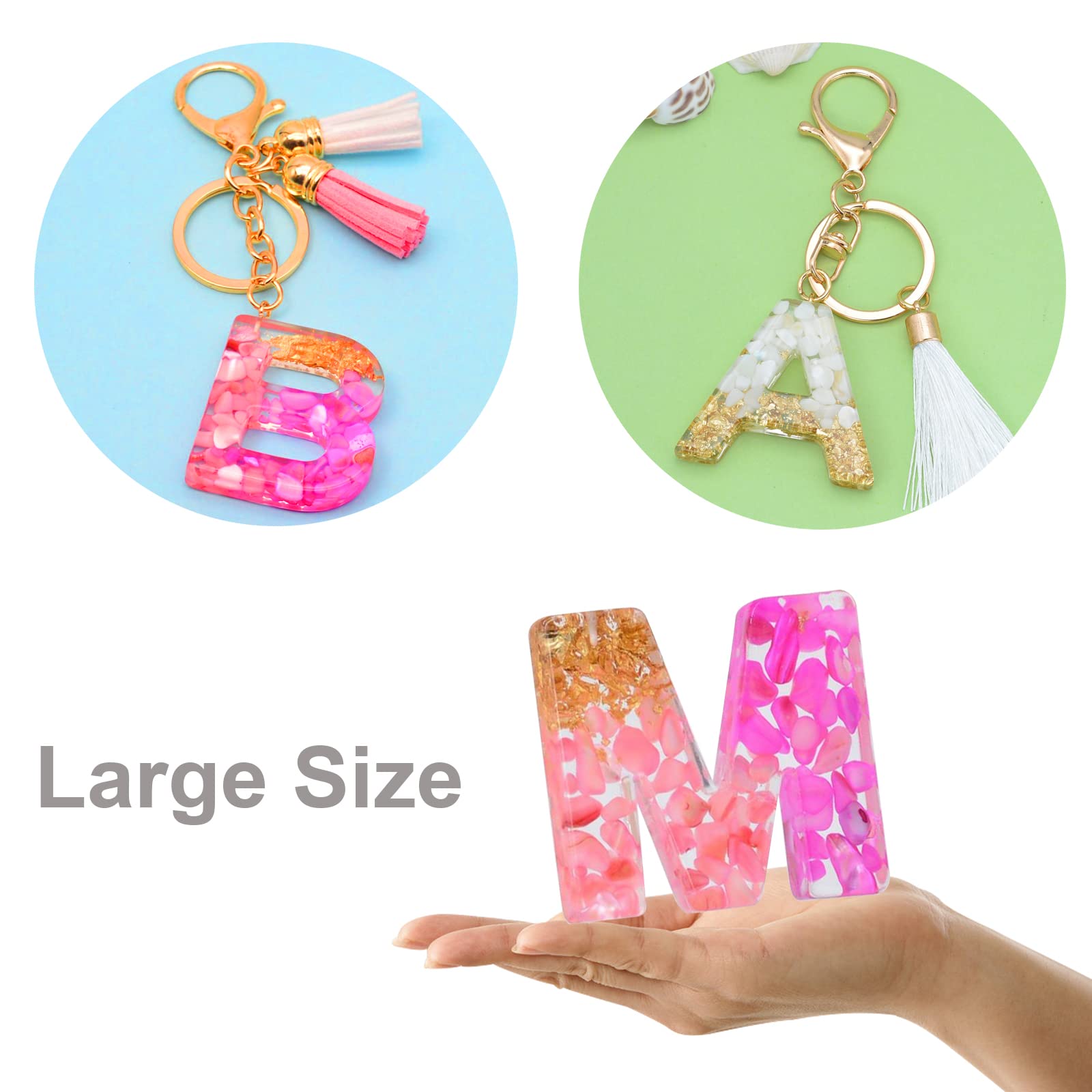 3D Alphabet Silicone Molds - Large Capital Letter D Mold for Resin Casting, DIY Crafts, Home Decor & Party Decorations - Perfect for Epoxy Resin Projects, Cake Decorating & Scrapbooking