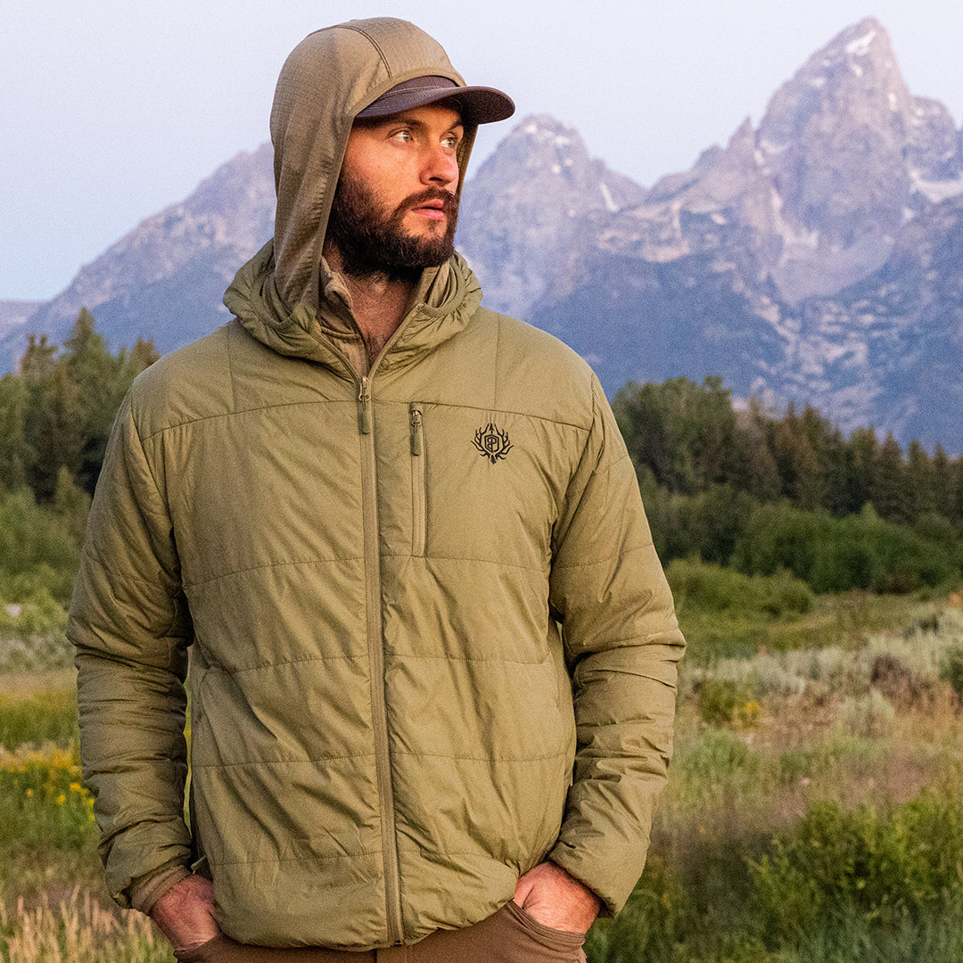 Men's Tundra Jacket - Waterproof Winter Coat for Hiking & Outdoor Activities (Deep Moss Green) - Perfect for Camping, Skiing and Cold Weather Adventures