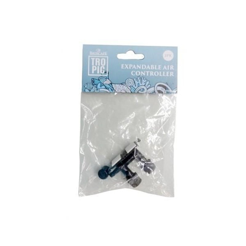 Bioscape Plastic Control Valve Set - 2 Pack Expandable for Drip Irrigation Systems, Hydroponics & Garden Watering