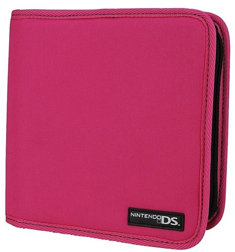 Nintendo Licensed Pull n Go Storage Folio Case for 3DS/DSi/DS Lite - Black | Portable Game Console Organizer | Perfect for Travel, School & Gaming On-The-Go