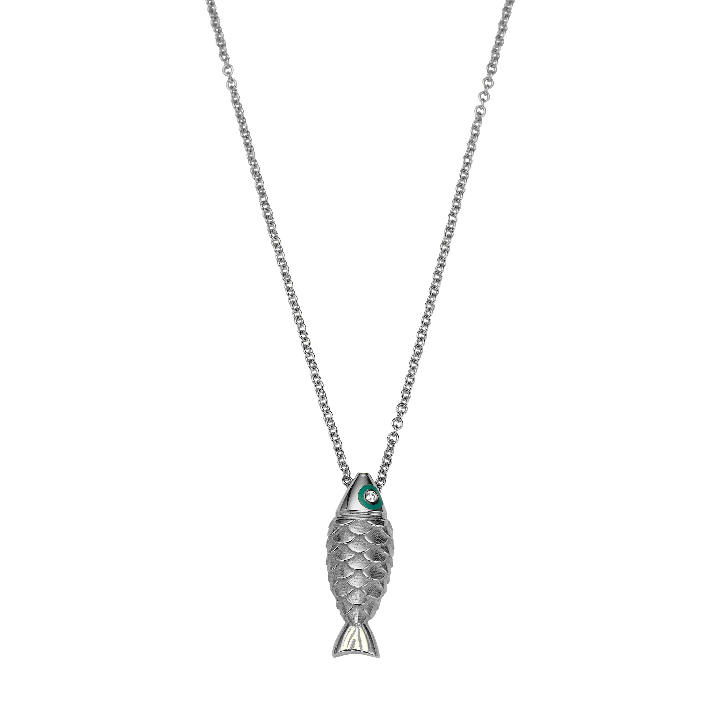 Lucky Fish Necklace - Elegant Gold Pendant for Women, Trendy Jewelry Gift for Her - Perfect for Birthdays, Anniversaries & Everyday Wear