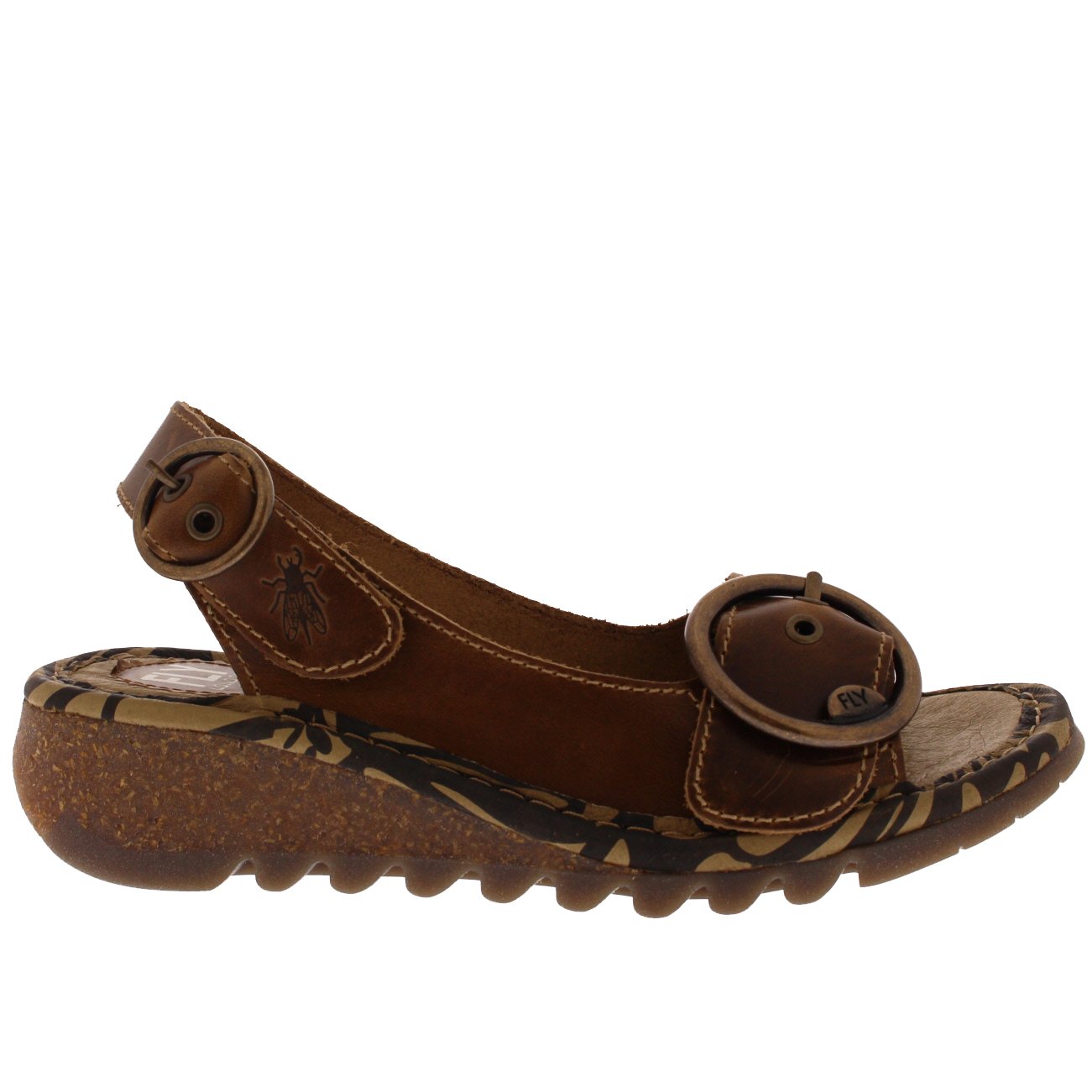 FLY London Women's Comfortable Summer Sandals - Stylish Casual & Beach Footwear for Outdoor Walking, Travel, and Vacation