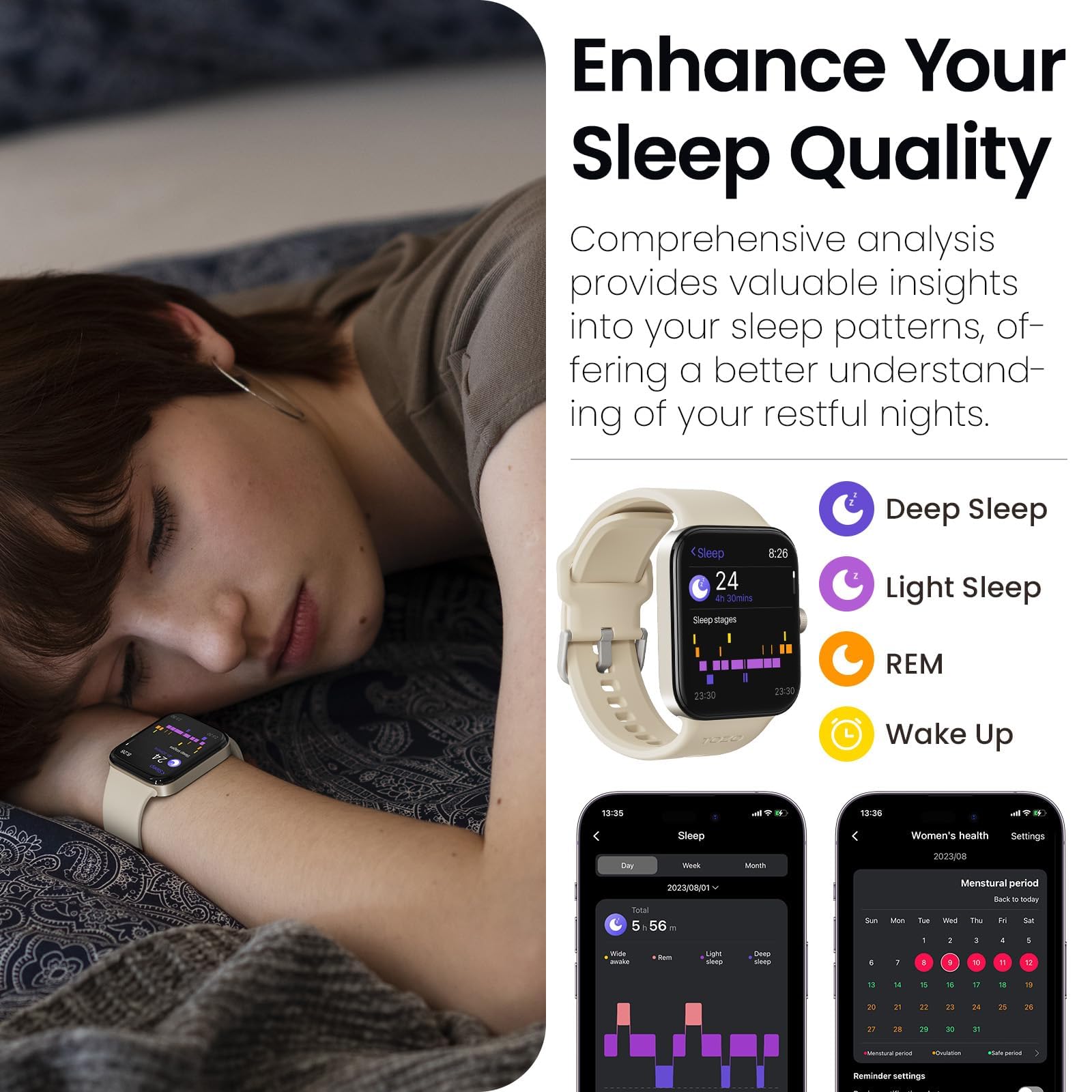 TOZO AMOLED S4 AcuFit One Smart Watch 1.78