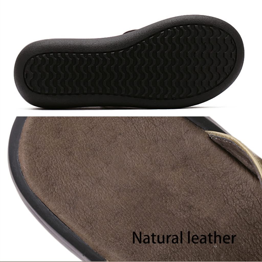 XUEMML Women's Summer Beach Flip Flops - Soft PU Leather Wedge Sandals with Adjustable Strap for Indoor/Outdoor Wear | Comfortable Platform Slippers for Poolside, Vacation, and Casual Everyday Use