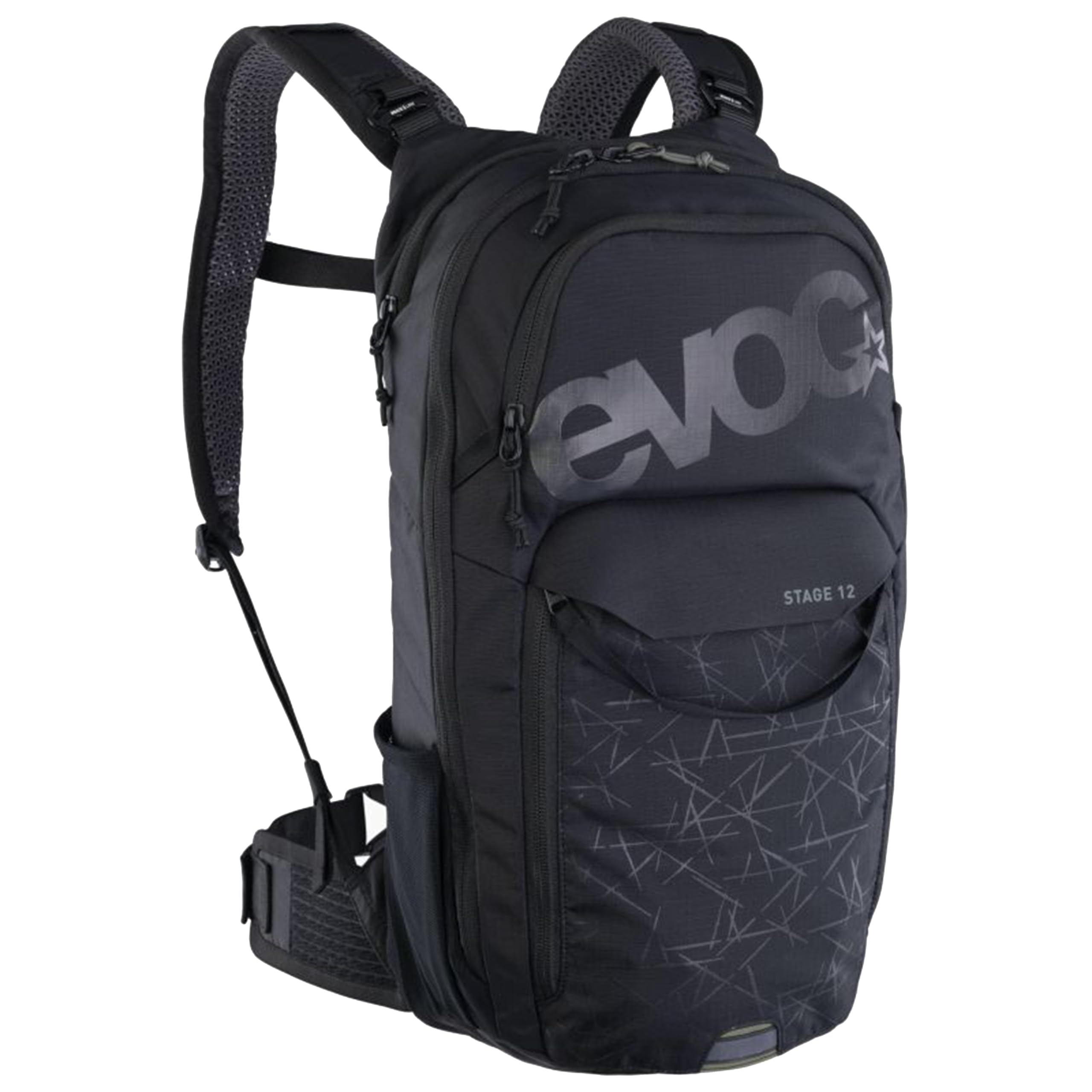 EVOC Stage 12 Backpack - Unisex Hiking & Travel Backpack for Adults - Durable 1-Pack Outdoor Gear for Camping, Cycling & Daily Commute