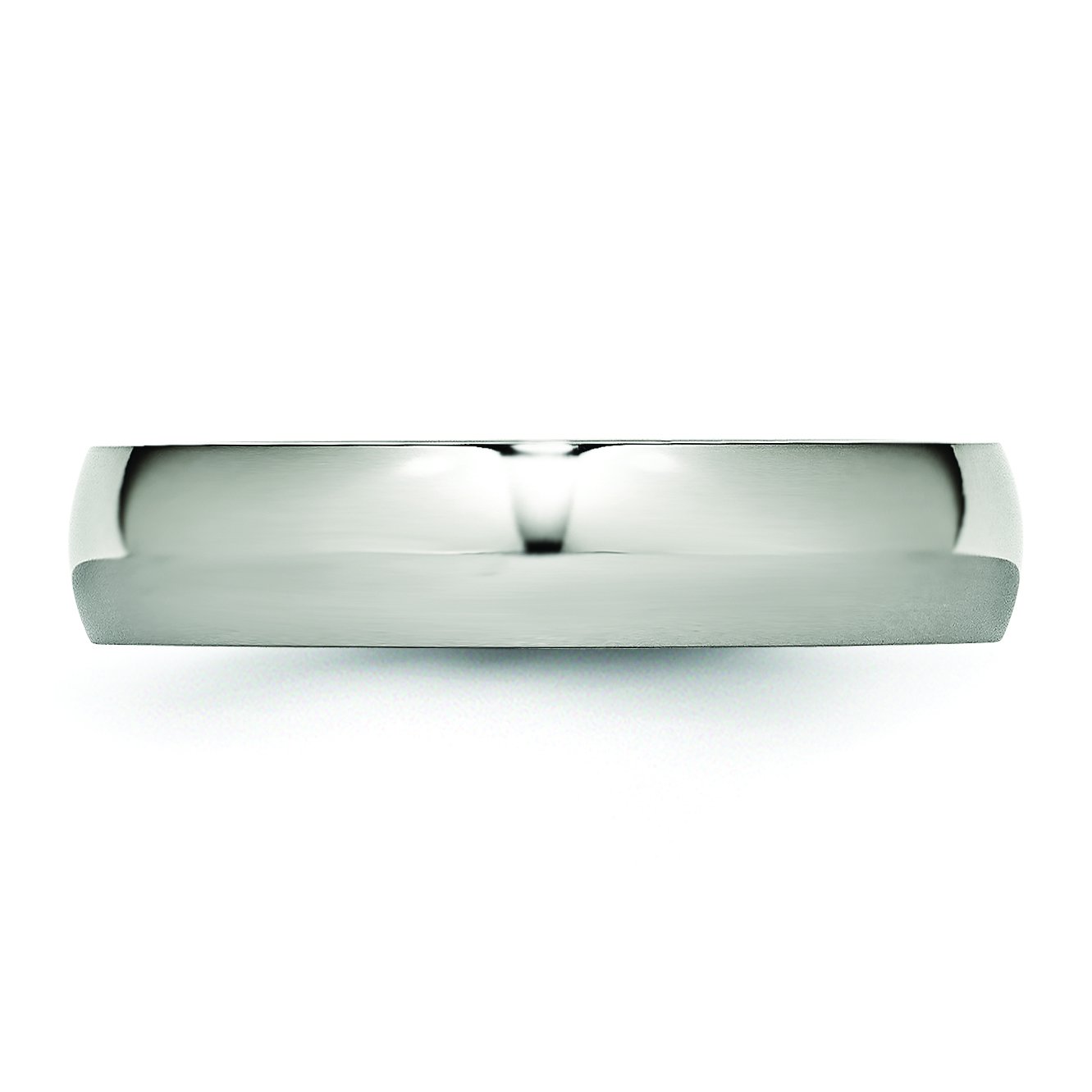 5mm Polished Stainless Steel Wedding Band Ring for Men - Durable & Hypoallergenic - Perfect for Weddings, Anniversaries & Everyday Wear
