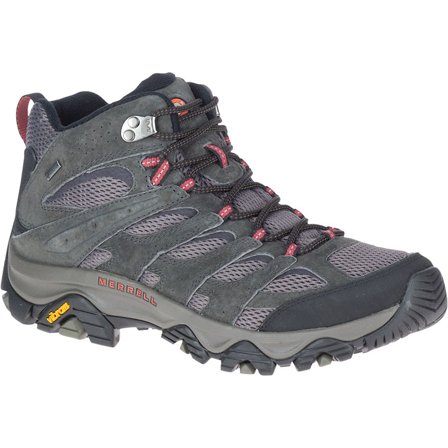 Merrell Men's Moab 3 Mid Waterproof Hiking Boots with Gore-Tex® - Lightweight & Durable for Outdoor Adventures, Trail Running & Backpacking