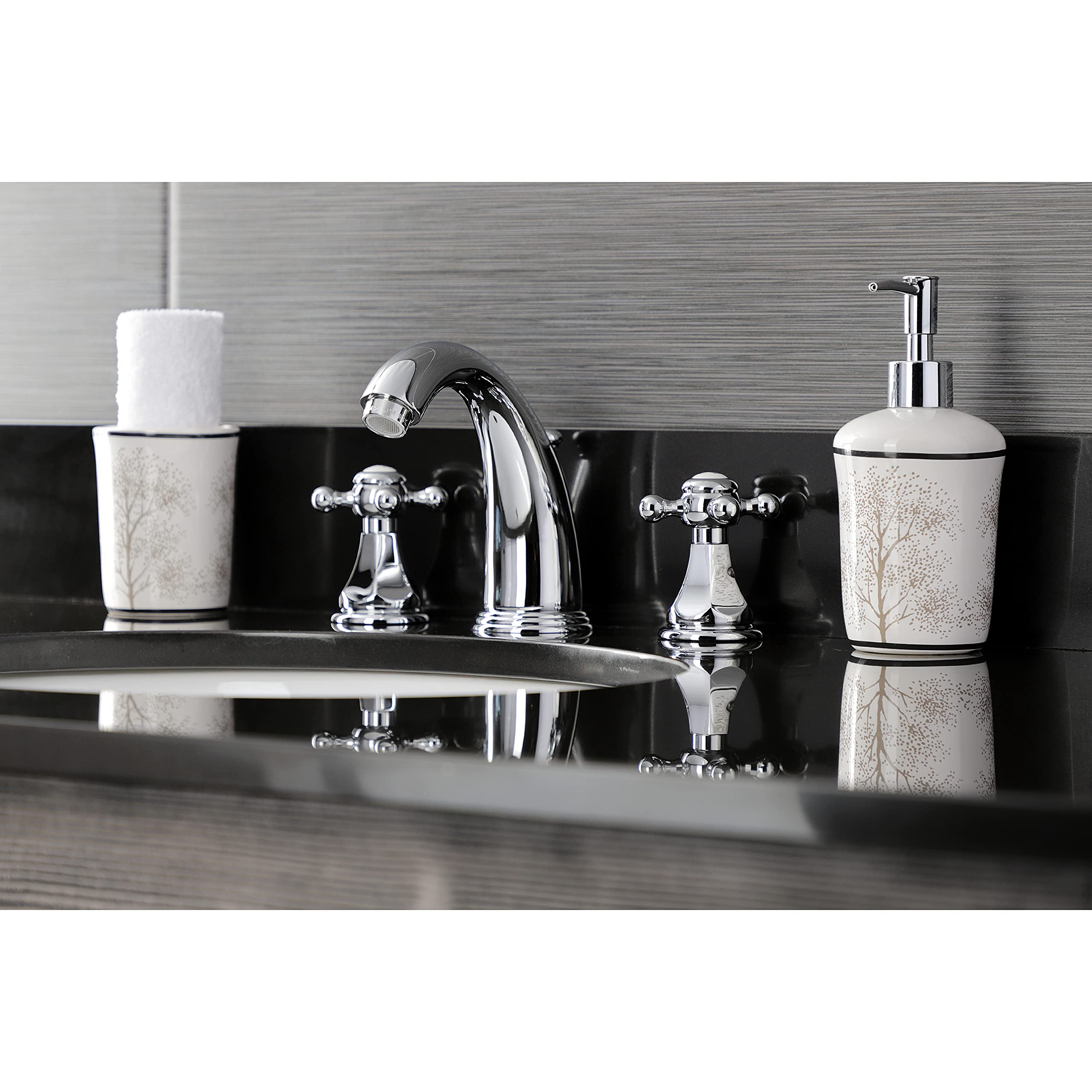Kingston Brass KB4981BX Metropolitan Widespread Bathroom Faucet - 11