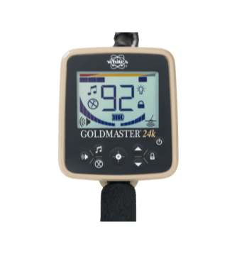 Garrett GOLDMASTER 24k Metal Detector with 6 x 10 DD Waterproof Search Coil, Headphones & Recharge System - Professional Gold Prospecting, Beach Hunting & Treasure Detection for Outdoor Adventures