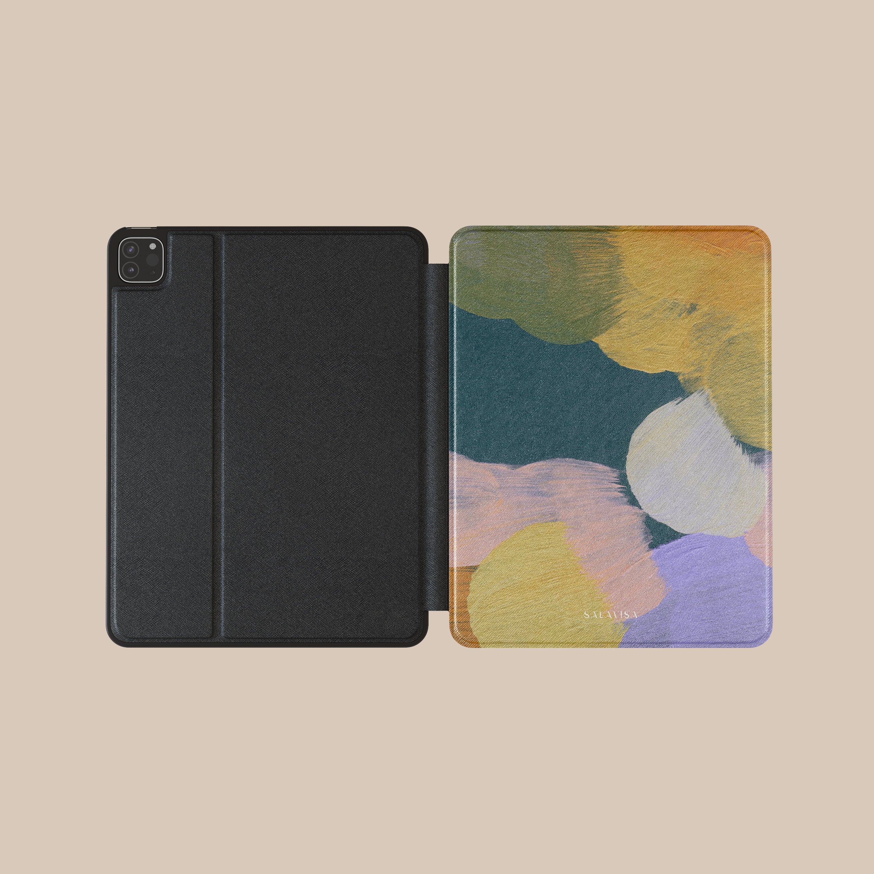 Premium Pale Canvas iPad Case - Slim & Lightweight Protective Cover for iPad Pro/Air/Mini - Perfect for Work, Travel & Everyday Use
