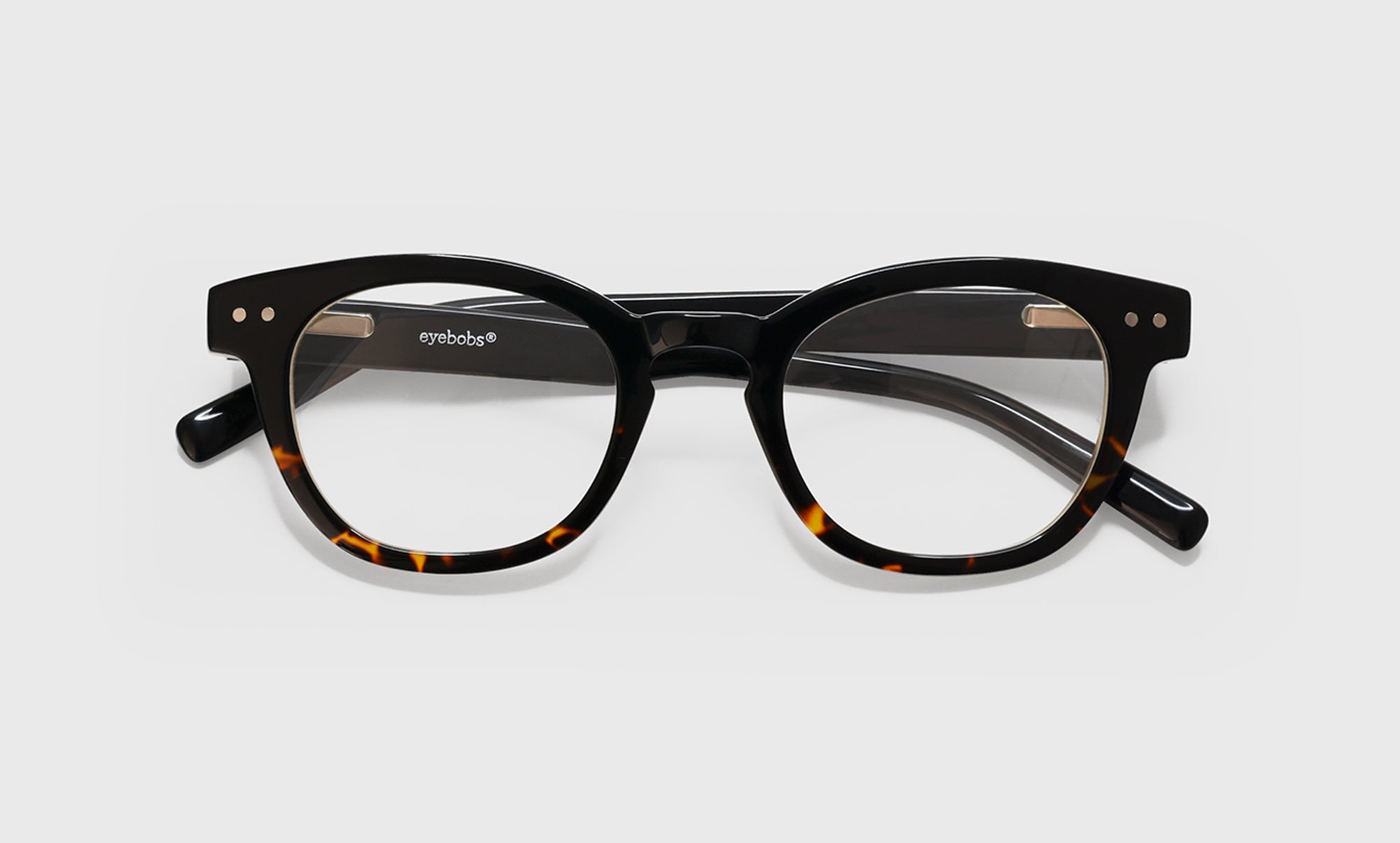 Waylaid Average Color 05 Demi Tortoise Acetate Glasses with Black Temples - Stylish Eyewear for Work, Reading & Everyday Use