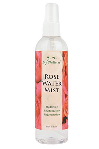 Organic Rose Water Facial Mist 6oz - Hydrating & Soothing Face Spray for Dry Skin, Makeup Setting & Refreshing On-The-Go