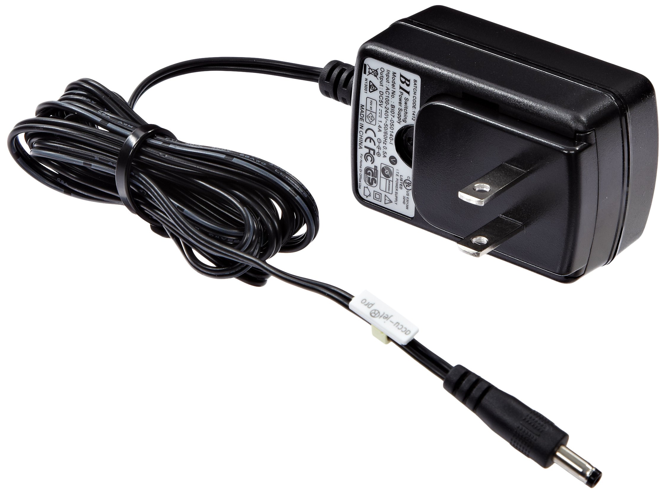 BrandTech 26603 Battery Charger for Accu-Jet Pro Pipette Controller - 120V US Plug - Lab Equipment Power Supply for Scientific Research & Medical Laboratories