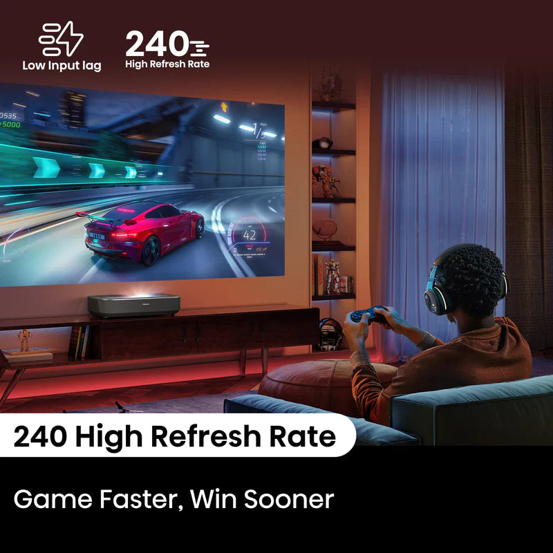 Hisense PL2 UST Laser Cinema Projector - 4K Ultra HD, 3000 Lumens, 120