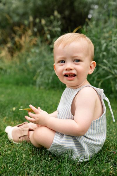 Stylish Knotted Shortall in Prairie Stripe - Trendy Denim Overalls for Women | Perfect for Summer Outfits, Casual Wear & Outdoor Activities