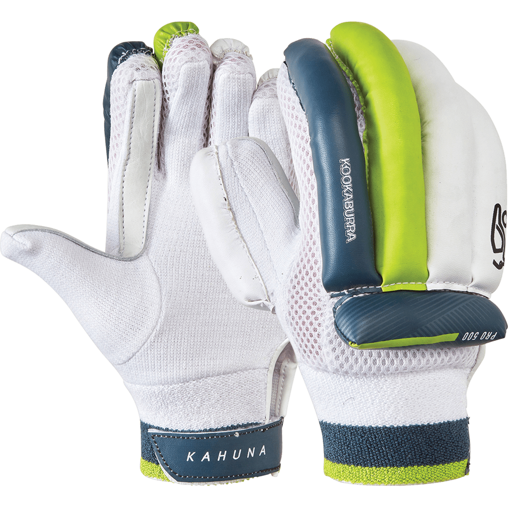 Kookaburra Kahuna Pro 500 Cricket Batting Gloves - Premium Leather Protection for Cricket Players - Perfect for Practice & Matches