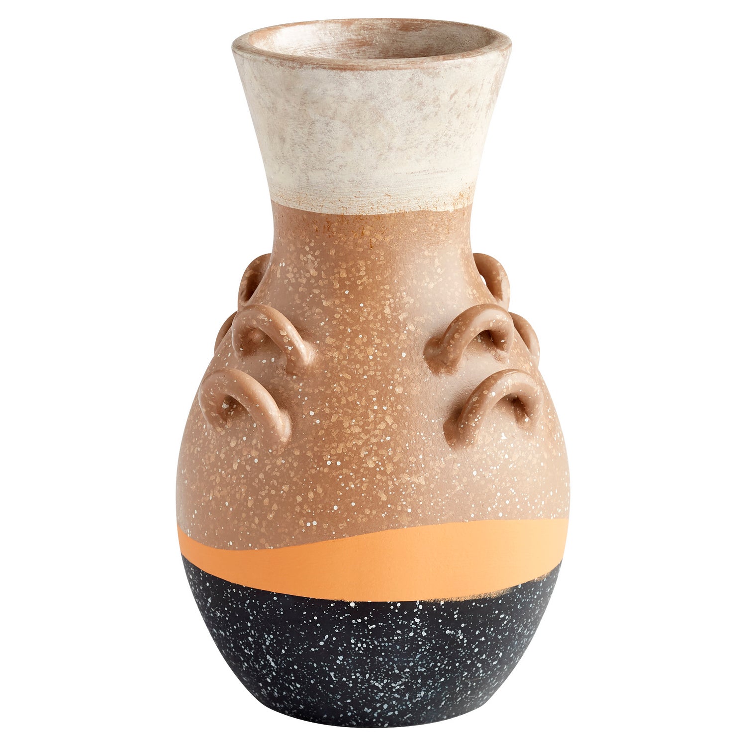 Cyan Design 11121 Desert Eve Vase - Multi Color Handmade Ceramic Vase for Home Decor, Wedding Centerpiece & Boho Style Interior Design