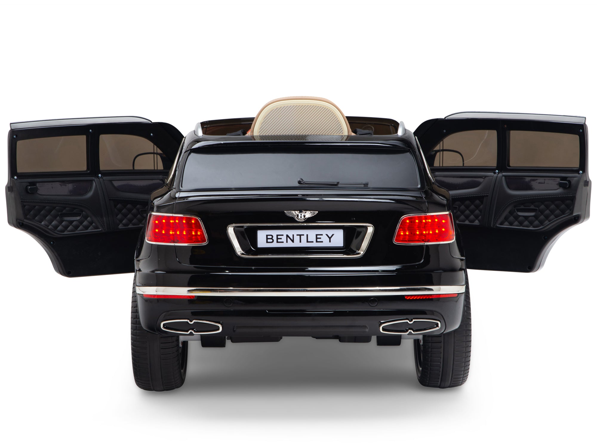 12V Bentley Bentayga Kids Electric Ride-On Car with Remote Control - Black | 6-8 Years Old | Outdoor & Indoor Play | Birthday & Christmas Gift for Boys & Girls