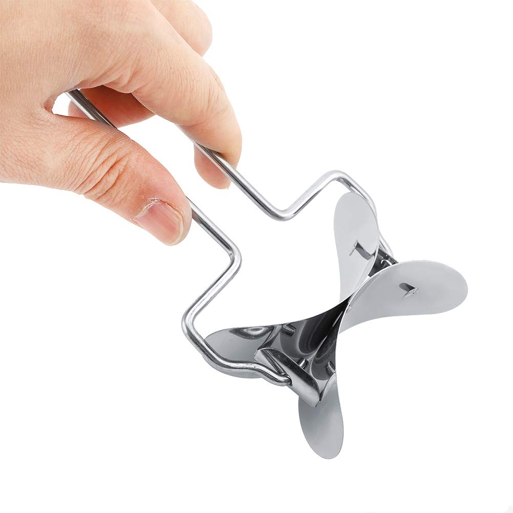 2 Pack Stainless Steel Dumpling Cutters - Professional Dumpling Wrapper & Dough Press Tool for Home Kitchen, Perfect for Making Chinese Dumplings, Wontons, Pierogies & More (Ideal for Cooking Enthusiasts & Asian Cuisine Lovers)