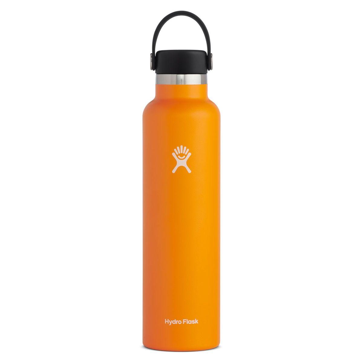Hydro Flask 24oz Standard Mouth Water Bottle with Flex Cap - Insulated Stainless Steel Vacuum Flask for Hiking, Gym & Outdoor Activities