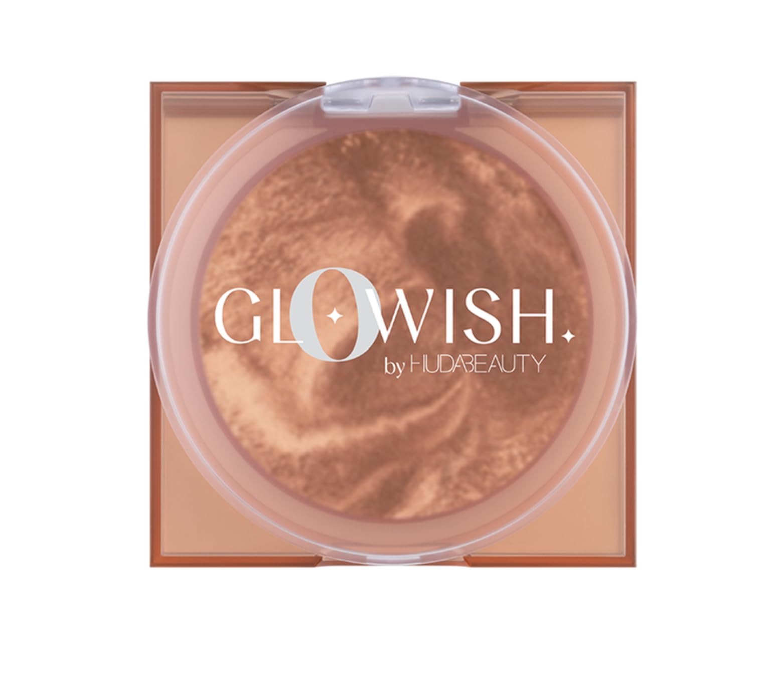 HUDA BEAUTY GloWish Soft Radiance Vegan Bronzing Powder - 03 Tan Light | Natural-Looking Sun-Kissed Glow | Cruelty-Free & Vegan Makeup | Perfect for Contouring & Everyday Wear