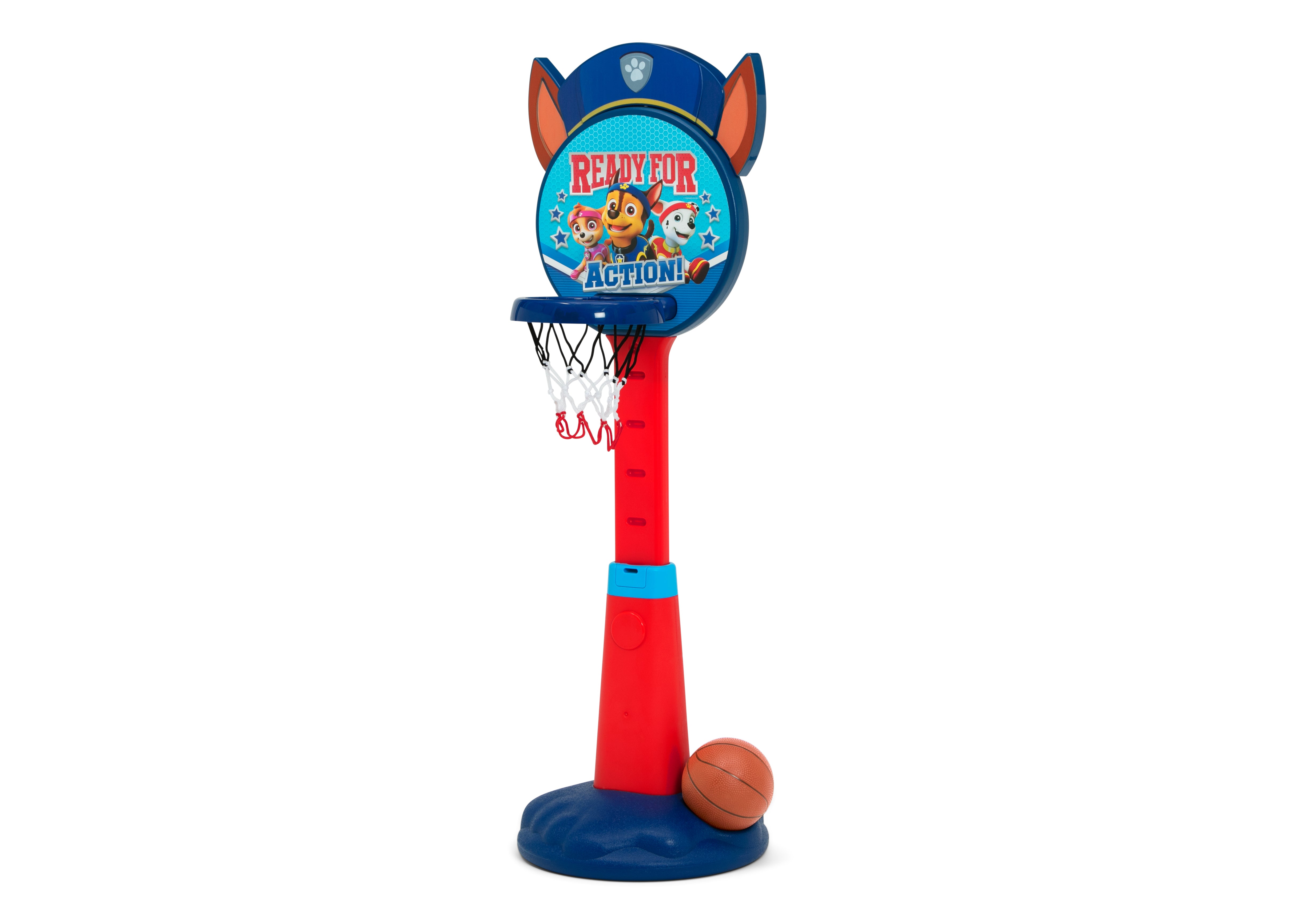 PAW Patrol Kids Basketball Set - Durable Plastic Hoop & Ball for Indoor & Outdoor Play - Perfect for Backyard, Playroom & Birthday Parties
