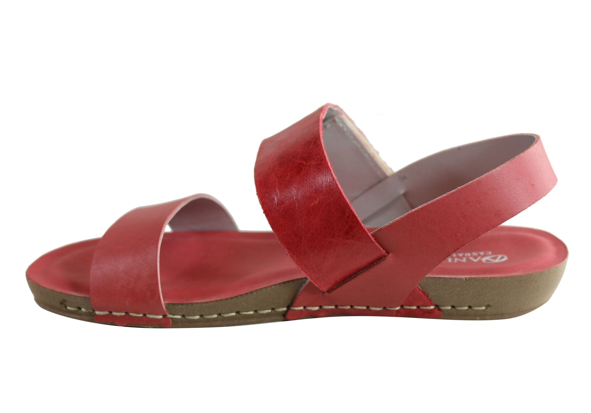 Andacco Mira Women's Comfortable Leather Sandals - Handmade in Brazil - Perfect for Summer, Beach & Casual Outings