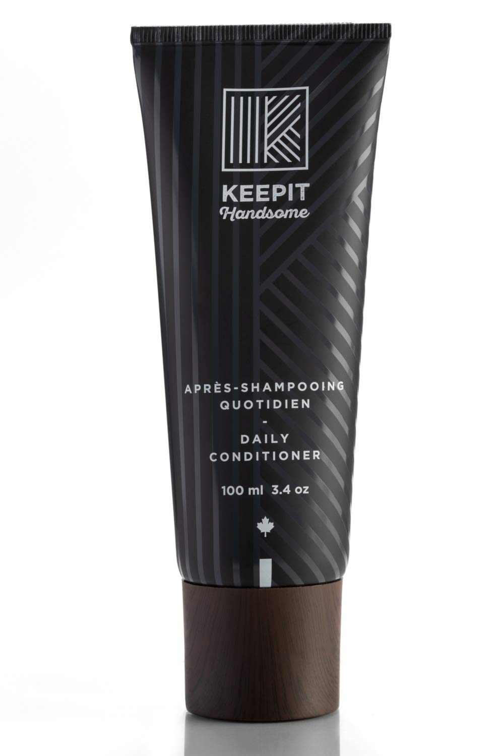 KEEPIT HANDSOME Premium Daily Conditioner For Men - Travel Size 3.4 oz (100ml) - Hydrating & Nourishing Hair Care - Perfect for Gym, Travel & Everyday Use