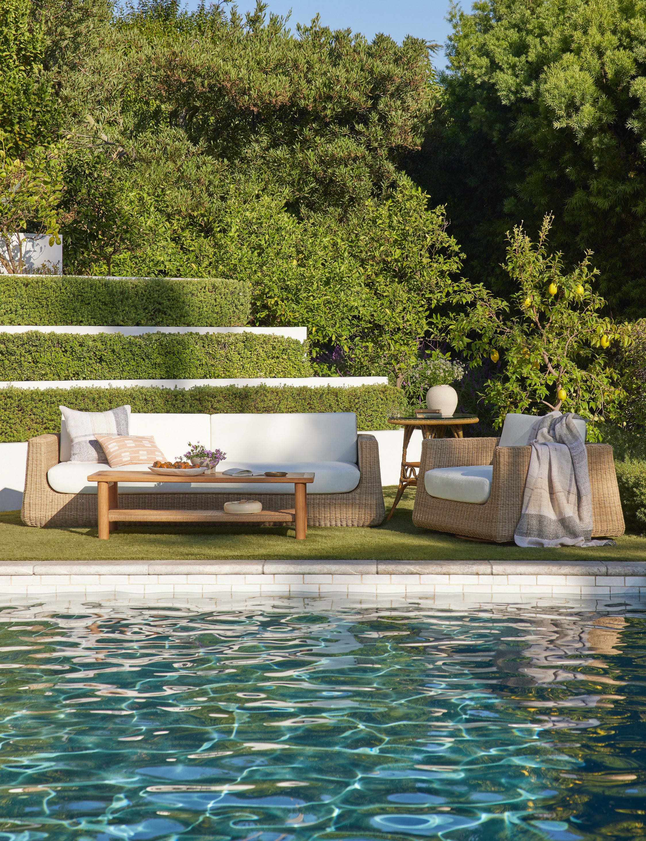 Aisha Collection All-Weather Wicker Swatch - Waterproof & Durable Outdoor/Indoor Furniture Fabric Sample for Patio, Deck, and Sunroom Decor