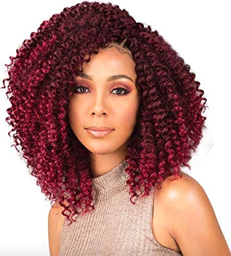Bobbi Boss Water Curl 10 Inch Crochet Braid - T1B/27 Hair Extensions for Natural Look & Easy Styling | Perfect for Protective Hairstyles, Weaves & Braid Outs