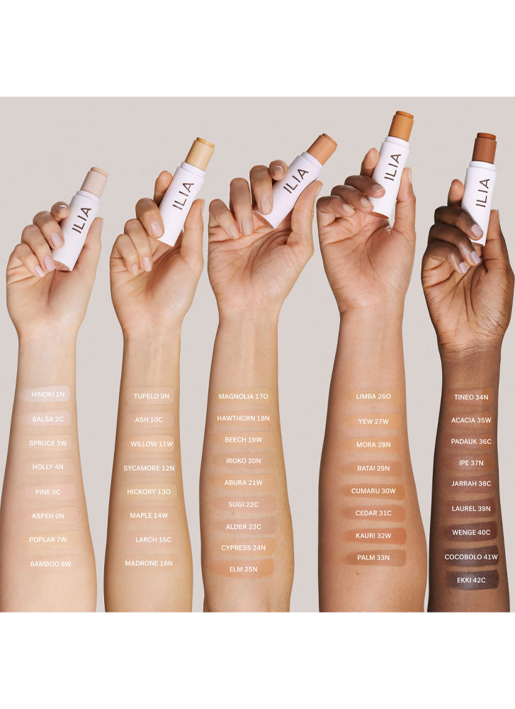 ILIA Beauty Skin Rewind Complexion Stick - Foundation & Concealer 2-in-1, Vegan & Cruelty-Free Makeup for Flawless Coverage - Perfect for Everyday Wear & On-The-Go Touch Ups