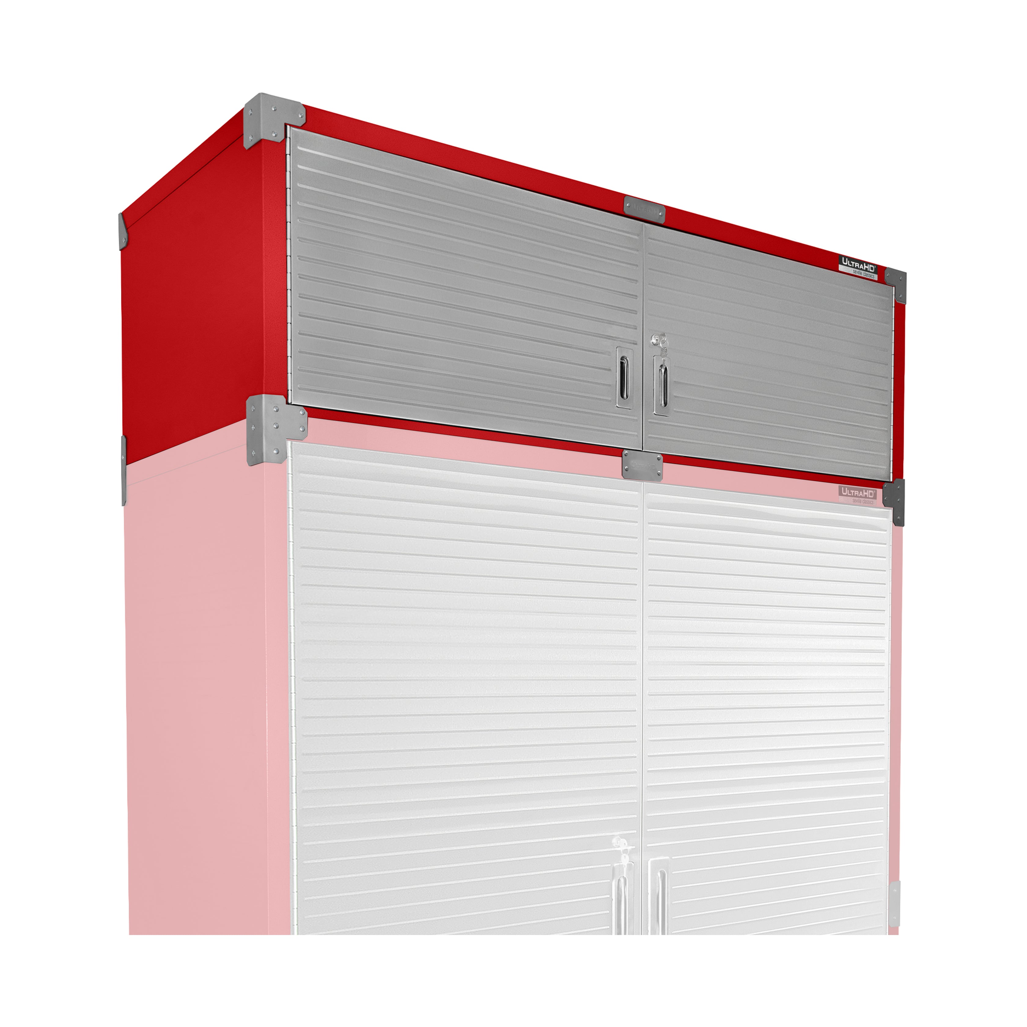 UltraHD® 2-Piece Storage Cabinet Set - Modern Organizer for Home & Office - Perfect for Bedroom, Living Room, and Garage Storage Solutions