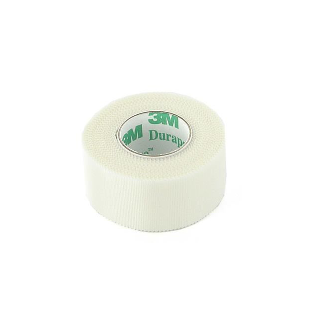3M Durapore Cloth Surgical Tape - 1 Roll | Breathable Medical Adhesive Bandage for Wound Care, First Aid & Sports Injury Protection | Hospital, Home & Outdoor Use