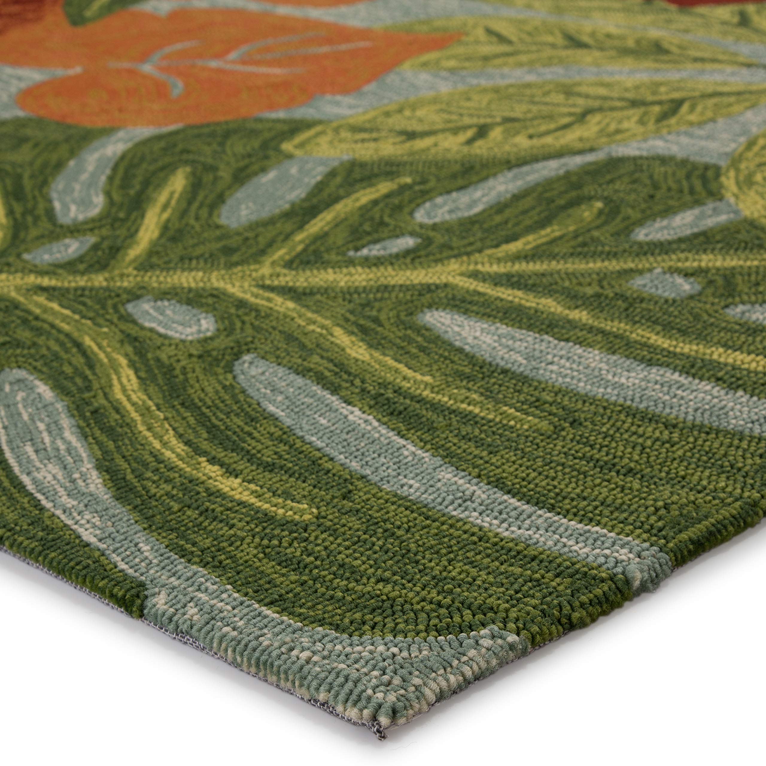 Jaipur Living 9x12 Outdoor Area Rug - Floral Multicolor Blue Patio Rug for Garden, Deck & Poolside | Water-Resistant & Durable