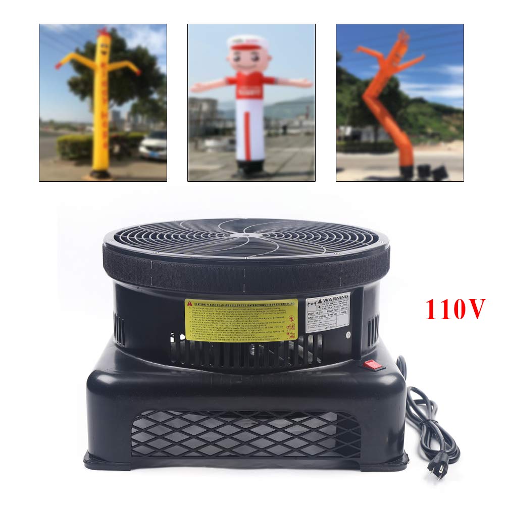 Commercial Inflatable Tube Man Blower - 550W 110V Weather-Resistant Air Blower for Sky Dancers & Fly Guy Inflatables | Perfect for Outdoor Advertising, Car Dealerships, and Event Promotions