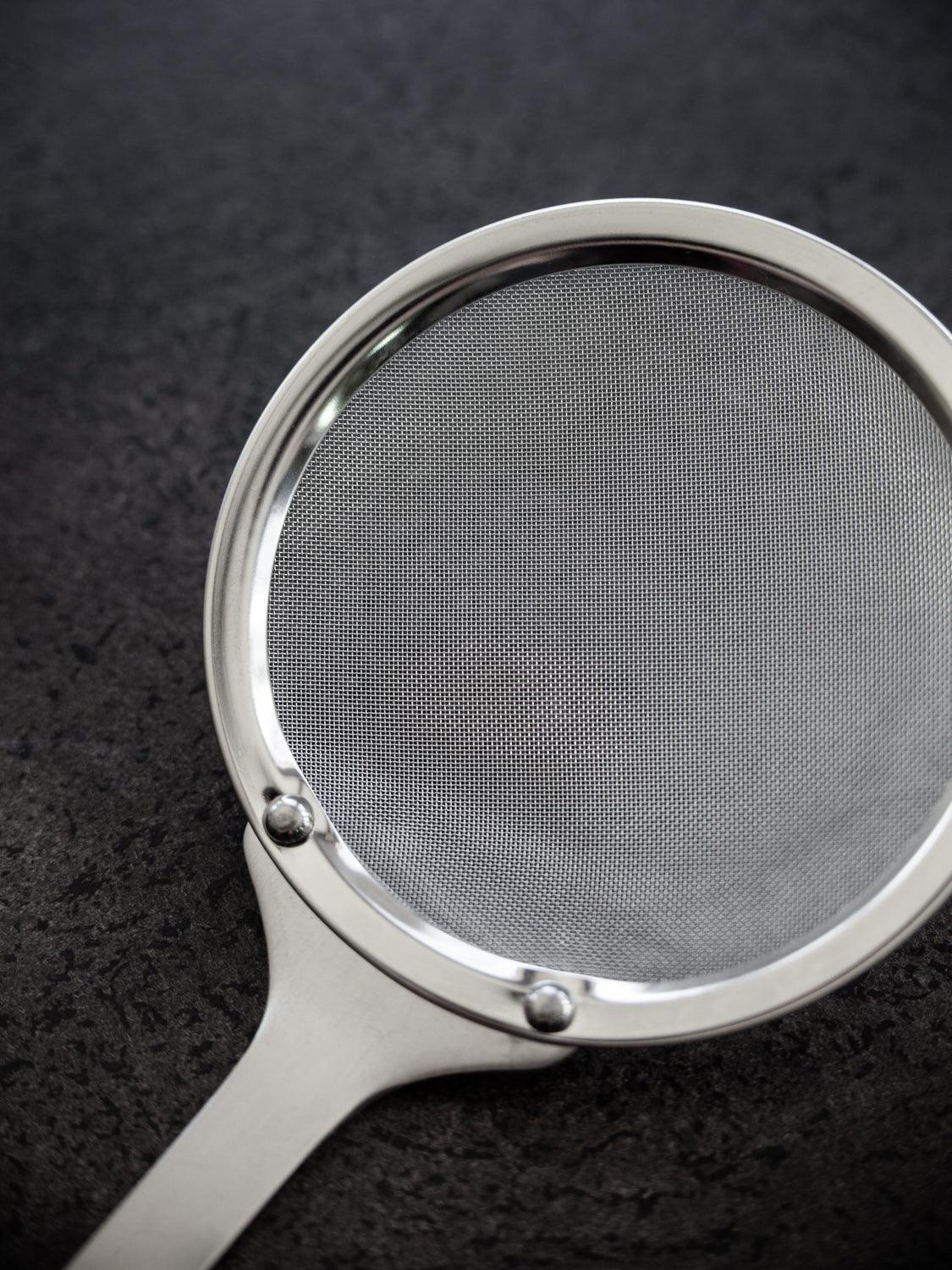 Kobo Aizawa Mesh Skimmer - Premium Stainless Steel Kitchen Strainer for Pasta, Vegetables & Fruits - Ideal for Cooking, Baking & Food Prep