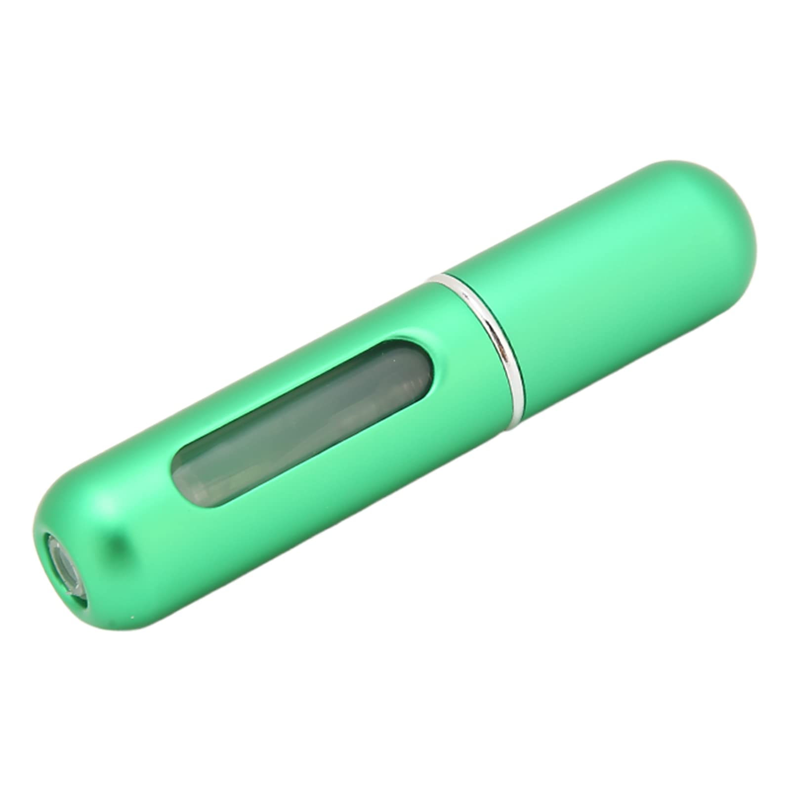 Portable Refillable Perfume Bottle - 10ml Travel Perfume Atomizer with Fine Mist Sprayer for Women & Men, Compact Leak-Proof Design for Airplane Carry-on, Gym, Office & Vacation (Green)