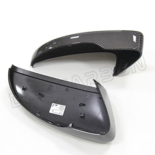 Carbon Fiber Side Mirror Covers for Volkswagen CC 2010-2015 | Full Replacement Mirror Caps | Durable & Stylish Upgrade for VW CC Sedan | Perfect for Car Enthusiasts & Customization Projects