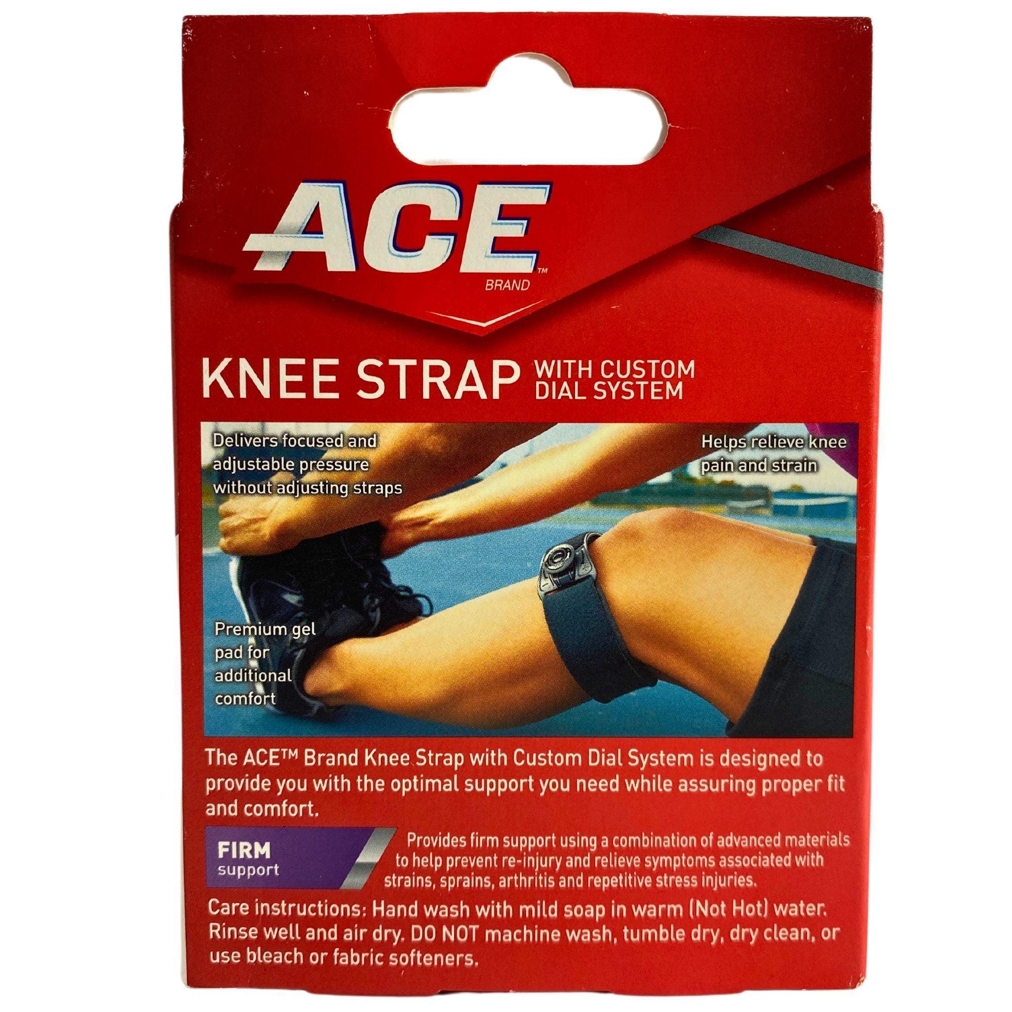 ACE Brand Knee Support Strap - 32 Pack for Pain Relief & Joint Stability - Ideal for Running, Hiking, and Sports Activities