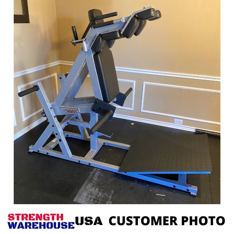 York Barbell STS Power Front Squat Rack - Heavy Duty Strength Training Equipment for Home & Commercial Gyms - Perfect for Squats, Bench Press, and Olympic Lifting