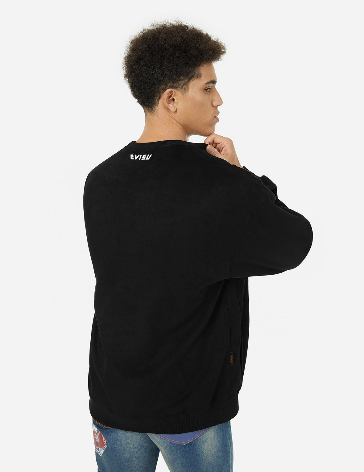 Faux Diamond Seagull Embroidery Loose Fit Sweatshirt for Women - Trendy Oversized Pullover Casual Top for Streetwear & Everyday Outfits