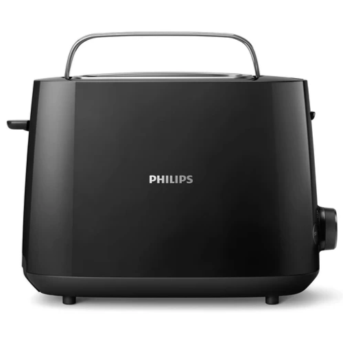 HD2581 2-Slice Toaster - Stainless Steel, Extra-Wide Slots for Bagels & Thick Bread - Perfect for Breakfast, Kitchen & Dorm Use
