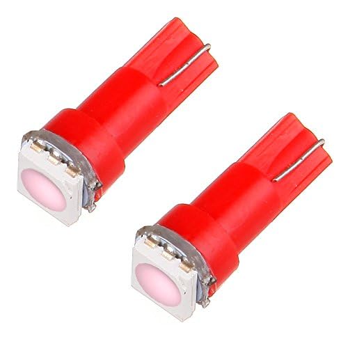 OCPTY 10-Pack Purple T5 74 LED Light Bulbs - Super Bright Dashboard & Instrument Panel Replacement Bulbs for Cars, Trucks, Boats & Motorcycles - Perfect for Gauge Cluster Lighting Upgrade
