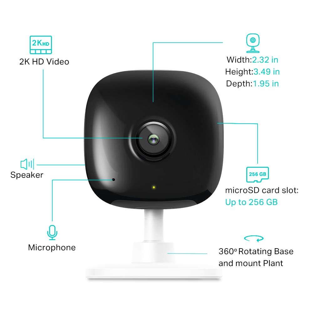 Kasa 4MP 2K Outdoor Wired Security Camera & 2K QHD Pan/Tilt Indoor Security Camera Set - Weatherproof Surveillance for Home, Baby Monitor & Pet Monitoring
