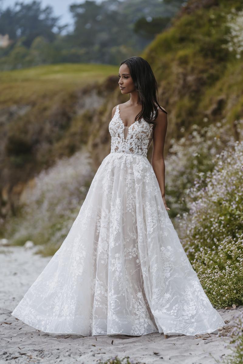 Allure Bridals Couture Wedding Dress C633 - Elegant Lace A-Line Gown for Brides, Bridal Showers & Formal Occasions