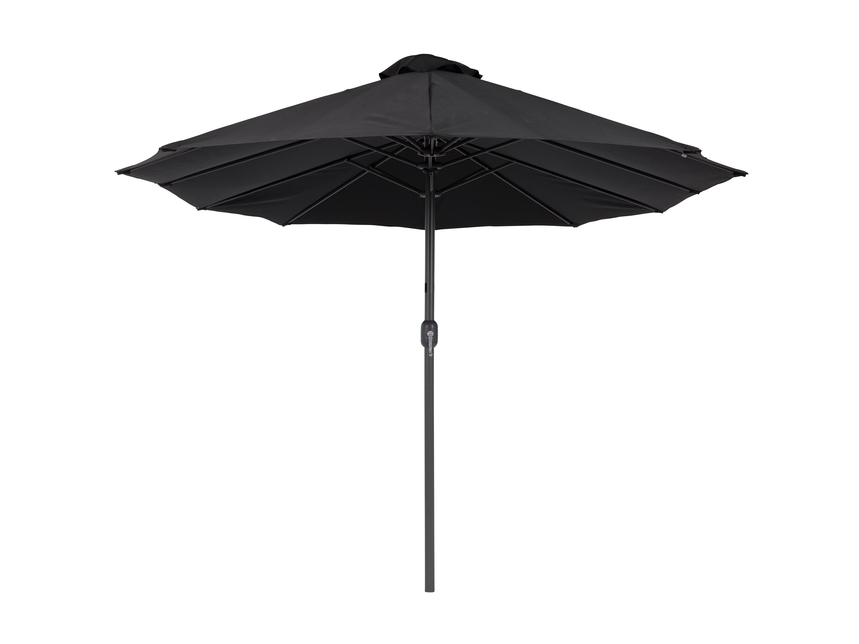 15ft Black Double Patio Umbrella - Outdoor Sun Shade for Pool, Garden, and Backyard - Heavy Duty Cantilever Umbrella with Wind Vent